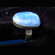 BAGUE LARIMAR MONTE SUR ARGENT 925/1000