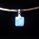 PENDENTIF EN LARIMAR BELIERE EN ARGENT