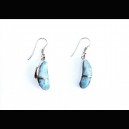 Boucles d'oreilles en Larimar et argent massif 925