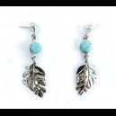 Boucles d'oreilles en Larimar et argent massif 925