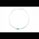 Collier en larimar et argent massif