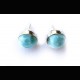 Boucles d'oreilles en Larimar et argent massif 925