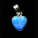 PENDENTIF EN LARIMAR MONTE SUR ARGENT